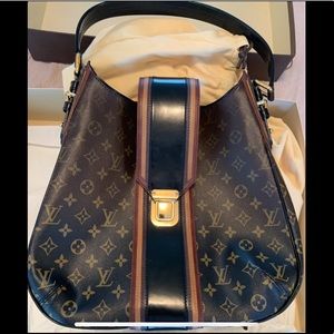 Louis Vuitton Monogram Brown and Black Shoulder Bag